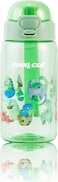Pinnacle Promist Water Bottle For Kids With Straw &amp; Carrying Strap - 600ml BPA Free Kids Water Bottles, Easy-Clean, Kids Water Bottle For School, Toddler Water Bottle - Green