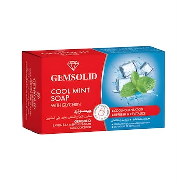 Gemsolid Cool Mint&nbsp; Soap 125Gm
