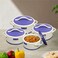 Selvel Atlantic 4-Piece Insulated Hot Pot Set - Elegant Purple Casseroles / Serving Bowls / Hot Food Containers, Keeps Meals Hot &amp; Fresh for Hours (1L, 1.5L, 2L, 3L), PHPA04-pu