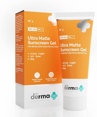 The Derma Co Ultra Matte Sunscreen Gel with SPF 60 50g