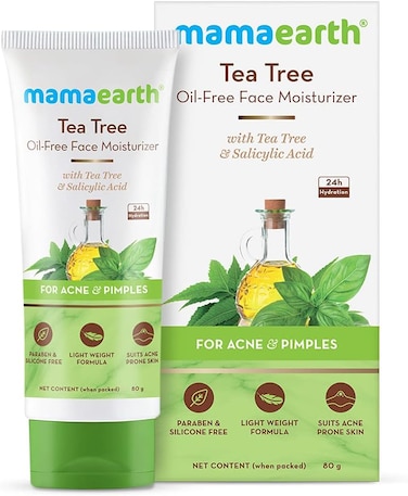 Mamaearth-Tea Tree Oil-Free Face Moisturizer 80G