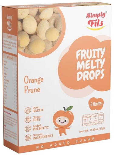 Fruity Melty Drops Orange Prune
