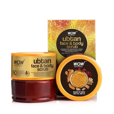 Wow Skin Science Ubtan Face &amp; body Scrub 200ml