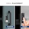 Ozone OZFL-302-FK Rectangular and Handy, Fingerprint and Key Access, Manual Locking System, Smart Furniture Lock (Black)