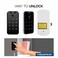 Ozone Electronic Digital   Mobile App   Fingerprint   Password   RFID Card Furniture Lock (Black) (FINGERPRINT   PIN)