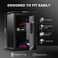 Ozone 55 Litres Fingerprint Safe Locker for Home &amp; Office &ndash; Fingerprint Lock, 2-in-1 Unlocking (Fingerprint &amp; Password), Size: 555H x 350W x 360D mm, Weight: 24.7kg, 1-Year Warranty