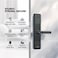 Smart Bluetooth Lock for Wooden &amp; Metal Doors, 4-Way Access, OzoLife App, Fingerprint, Password, RFID Card, 35-80 mm Door Thickness