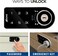 Ozone Smart Furniture Lock OZFL-301H-PK; Horizontal, Rectangular; 24 Months Warranty; Manual Locking System; Master PIN Code &amp; Key Access; Black