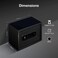 Ozone 16 Litres Wi-Fi Safe Locker for Home &amp; Office &ndash; Fingerprint Lock, 3-in-1 Unlocking (OzoLife App, Fingerprint &amp; Password), Size: 250H x 350W x 250D mm, Weight: 9.5kg
