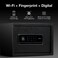 Ozone 16 Litres Wi-Fi Safe Locker for Home &amp; Office &ndash; Fingerprint Lock, 3-in-1 Unlocking (OzoLife App, Fingerprint &amp; Password), Size: 250H x 350W x 250D mm, Weight: 9.5kg