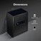 Ozone 40 Litres Wi-Fi Safe Locker for Home &amp; Office &ndash; Fingerprint Lock, 3-in-1 Unlocking (OzoLife App, Fingerprint &amp; Password), Size: 420H x 350W x 360D mm, Weight: 16.6kg