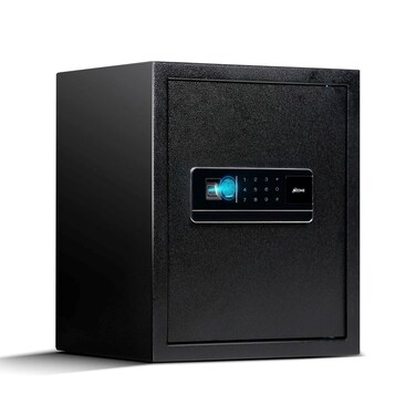 Ozone 40 Litres Wi-Fi Safe Locker for Home &amp; Office &ndash; Fingerprint Lock, 3-in-1 Unlocking (OzoLife App, Fingerprint &amp; Password), Size: 420H x 350W x 360D mm, Weight: 16.6kg