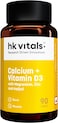 HK Vitals Calcium and Vitamin D3 Supplement, Magnesium and Zinc, Bone and Joint Support, 90 Tablets