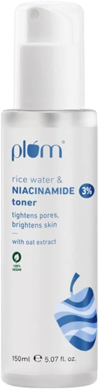 Plum 3% Niacinamide Face Toner with Rice Water Toner 150ml