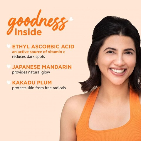 Plum 3% Vitamin C Moisturizer with Mandarin For Uneven Skin Tone Dull Skin, Fragrance-Free, 100% Vegan, 50 ml