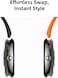Parsonver AMOLED Smart Watch for Women Men, Always-On Display Fitness Tracker, Answer/Make Calls, 2 Quick-Release Bands, Heart Rate, Sleep Monitor, 120+ Sports Modes (Black, 43mm)