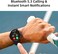 Parsonver AMOLED Smart Watch for Women Men, Always-On Display Fitness Tracker, Answer/Make Calls, 2 Quick-Release Bands, Heart Rate, Sleep Monitor, 120+ Sports Modes (Black, 43mm)