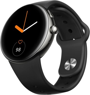 Parsonver AMOLED Smart Watch for Women Men, Always-On Display Fitness Tracker, Answer/Make Calls, 2 Quick-Release Bands, Heart Rate, Sleep Monitor, 120+ Sports Modes (Black, 43mm)