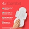 Nua Cotton Sanitary Pads for Women, Toxic-Free &amp; Rash-Free, Unscented, Leakproof &ndash; Complete Comfort XL+ Pads (12 Pads)
