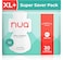 Nua Cotton Sanitary Pads for Women, Toxic-Free &amp; Rash-Free, Unscented, Leakproof &ndash; Complete Comfort for Heavy Flow (30 Pads)