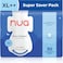 Nua Cotton Sanitary Pads for Women, Toxic-Free &amp; Rash-Free, Unscented, Leakproof &ndash; All Night Comfort XL++ Essentials Pack (30 Pads)