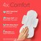 Nua Cotton Sanitary Pads for Women, Toxic-Free &amp; Rash-Free, Unscented, Leakproof &ndash; Complete Comfort L, XL, XL+ Assorted Pads (24 Pads)