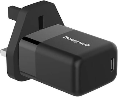 
Honeywell Zest Charger PD30W, with Type C PD 3,0, Ultra-Fast Charging Compatible with iPhone, iPad, Samsung, Smartphones, Tablets, Power banks, Smart Watch, etc-Black HC000029/CHG/PD/BLK/30W/UK