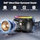 Bluetooth Speaker Wireless with Lights, 2500mAh Battery All Day Playtime, TWS Pairing, BT5.3, Ideal for Outdoor, Pool, Travel, Black