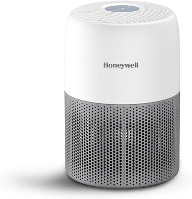 Honeywell Air Purifier for Home &amp; Office, 3-in-1 filter - Pre-Filter, H13, Activated Carbon Filter, Removes 99.99% Pollutants, Allergens, Pet Danger, Smoke, Dust &amp; Pollens - Air touch V1