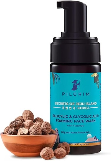 PILGRIM Salicylic &amp; Glycolic Acid Foaming Face Wash 120 ML