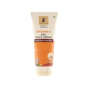 Pilgrim Australian Vitamin C Gel Face Wash for for dry/ radiant/ glowing skin with Kakadu Plum &amp; Lime Pearl&iuml;&iquest;&frac12;   Women &amp; Men   100 ml