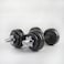 
Sparnod Fitness 15kg Adjustable Dumbbell Weight Set With 2 Rods and 12 Weight Plates - Chrome Dumbbells with Anti-slip Grip &amp; Carry Case (SD-15)
