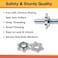 
Sparnod Fitness 15kg Adjustable Dumbbell Weight Set With 2 Rods and 12 Weight Plates - Chrome Dumbbells with Anti-slip Grip &amp; Carry Case (SD-15)