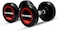 Sparnod Fitness SDR-2.5_Pair Round Rubber Coated Dumbbells With Metal Handle For Strength Training And Body Workout