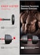 Sparnod Fitness SCD-40 2-in-1 Dumbbells/Barbell Set - Easy 3-Step Assembly with Connector Rod, Eco-Friendly Weights, Concrete Dumbbells with PVC Coating, Slip-Free Handgrip, Total Home Fitness