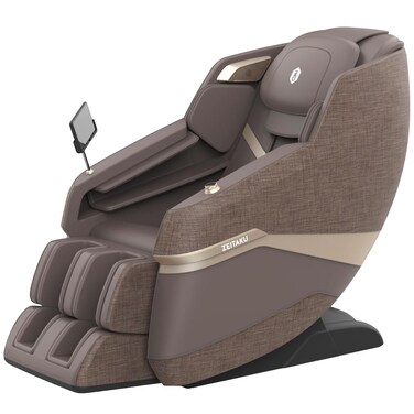ZEITAKU Full Body Massage Chair CHIRU with Zero Gravity Recline, 21 Auto Wellness Programs, 10 Fixed Massages Magnetic Therapy Foot Reflexology Carbon Fiber Heating Bluetooth Speakers &amp;&nbsp;LCD&nbsp;Controller