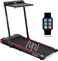 Sparnod Fitness STH-3080: Walking Pad &amp; Treadmill, 2.0HP Peak DC Motor, Compact &amp; Foldable, Detachable Desk, Dual LED, 12 Pre-set Programs, Watch Remote, Bluetooth Speakers, Built-in Wheels.
