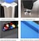 Sparnod Fitness SPT-700 Billiards Pool Table &ndash; Durable MDF Frame, Blue Wool Cloth Surface, Complete Set Included, Easy Assembly, Ideal for Family &amp; Pool Hall Use (7 Feet)