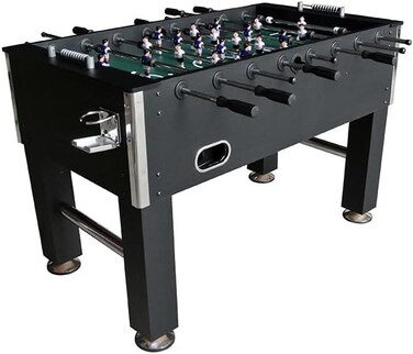 Sparnod Fitness SFT-50 4.5FT Professional Foosball Table &ndash; Durable MDF &amp; PVC, 22 Player, Adjustable Steel Leg Leveler's, 8 PVC End Cap Rods, Includes 2 Balls &amp; Chrome Cup Holders Ideal for Game Rooms