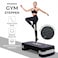 Sparnod Fitness SAS-1000 Aerobic Gym Stepper for Exercise at Home, Adjustable Height, Anti-Skid Surface, Supports up to 225 kg, Compact &amp; Portable, Ideal for Cardio, Strength Training &amp; Pilates (Grey)