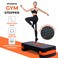 Sparnod Fitness SAS-1000 Aerobic Gym Stepper for Exercise at Home, Adjustable Height, Anti-Skid Surface, Supports up to 225 kg, Compact &amp; Portable, Ideal for Cardio, Strength Training &amp; Pilates Orange