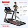Sparnod Fitness STH-5710 Treadmill for Home Use, Hydraulic Foldable Running Machine, Auto Incline 0-22%, 7HP Peak DC Motor, 1-20km/h Speed, 24 Preset Programs, Bluetooth Speakers, 150kg Capacity

