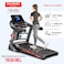 Sparnod Fitness STH-5720 Treadmill for Home Foldable   7HP Peak DC Motor   Auto Incline 22%   1-20 km/h Speed   7" LCD Display   Bluetooth Speaker   Hydraulic Fold   Running Machine for Home Exercise