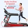 Sparnod Fitness STH-5720 Treadmill for Home Foldable   7HP Peak DC Motor   Auto Incline 22%   1-20 km/h Speed   7" LCD Display   Bluetooth Speaker   Hydraulic Fold   Running Machine for Home Exercise