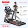Sparnod Fitness STH-5730 Treadmill for Home Use 7HP Peak DC Motor, Auto Incline 15.6&rdquo; Touch Screen, Bluetooth Speaker, Hydraulic Foldable Running Machine for Home Gym, 150Kg Capacity, Shock Absorption