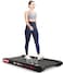 Sparnod Fitness WalkyShaky Walking Pad Treadmill for Home Use Compact 2.5 HP DC Motor Running Machine with Vibration Modes Mini Walkpad 120kg Capacity Cardio Equipment Under Desk Fitness