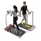 
Sparnod Fitness STH-3007 3-in-1 Double-Sided Walking Pad Treadmill for Home Use with Acupressure Massage Pad, 5-Speed Modes, LED Display, Incline, 2.5HP Motor, Supports Up to 120kg