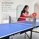 Sparnod Fitness  STT-MINI Table Tennis Table &ndash; Foldable 2-Player Ping Pong Set for Kids 6+ Indoor &amp; Outdoor Use, Durable MDF Surface &amp; Metal Frame Compact, Portable, Easy Assembly (1520x730x690mm)