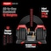 Sparnod Fitness SAD-24 Adjustable Dumbbell,24kg with 12 Weight Increments (3&ndash;24kg), One-Hand Quick Adjustment Safety Lock &amp; Storage Rack, Ergonomic Non-Slip Grip, Premium Steel Build