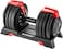 Sparnod Fitness SAD-24 Adjustable Dumbbell,24kg with 12 Weight Increments (3&ndash;24kg), One-Hand Quick Adjustment Safety Lock &amp; Storage Rack, Ergonomic Non-Slip Grip, Premium Steel Build